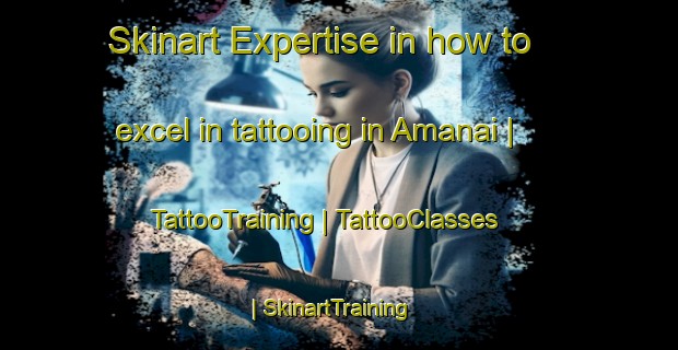 Skinart Expertise in how to excel in tattooing in Amanai | TattooTraining | TattooClasses | SkinartTraining-Japan